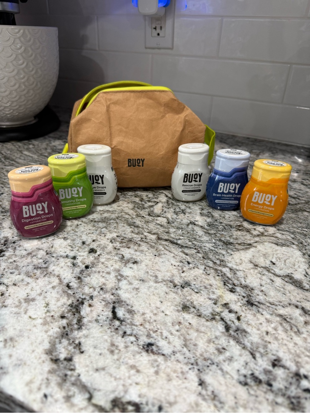 BUOY Ocean Electrolyte Kit with Carry bag